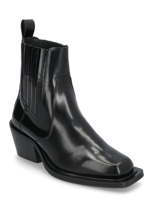 ALOHAS Denver Black Leather Ankle Boots ALOHAS Black