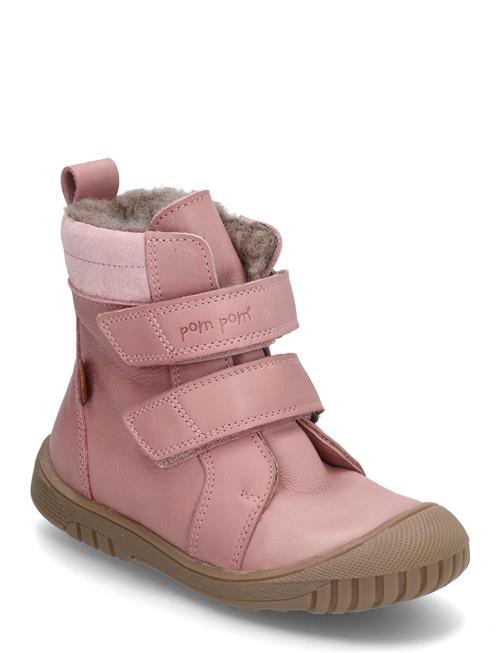 Pom Pom Sporty™ Velcro Boot Tex Pom Pom Pink