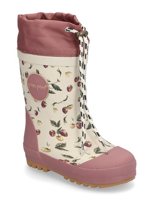 Se Pom Pom Gumboots™ Thermo Pom Pom Pink ved Booztlet