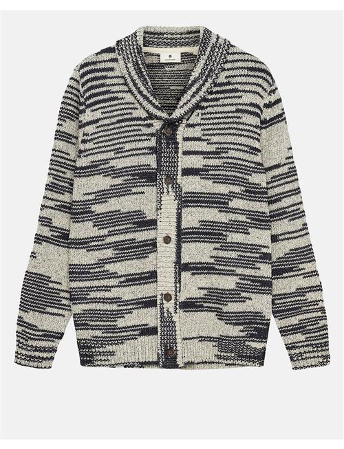 Se Anerkjendt Akskjold Heavy Knit Cardigan Anerkjendt Navy ved Booztlet