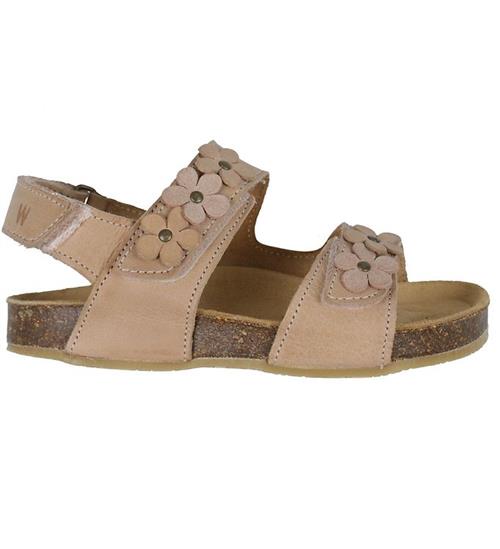 Se Wheat Wheat Sandaler - Clare Flower - Beige Rose ved KidsWorld