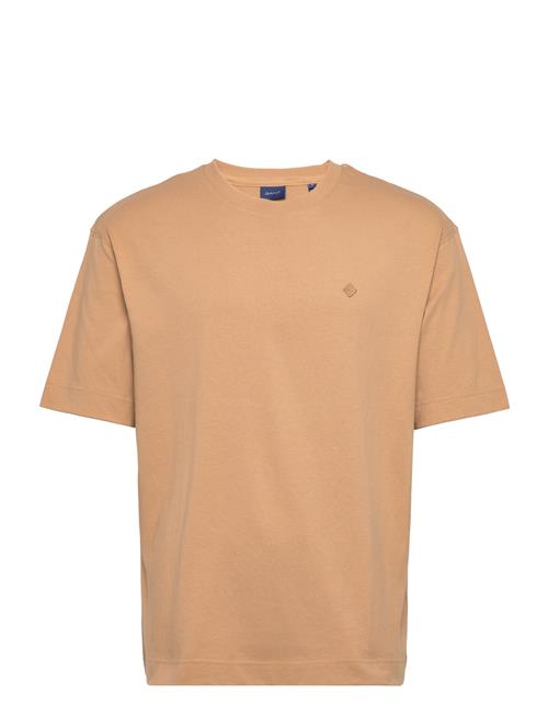 GANT D1. Icon G Essential Ss T-Shirt GANT Beige