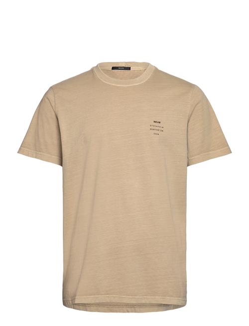 NEUW Organic Neuw Band Tee NEUW Beige