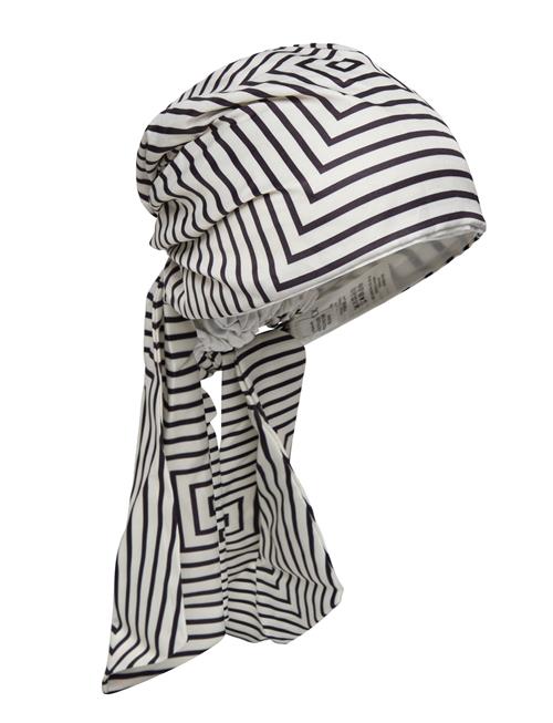 Se Lindex Scarf Headscarf Striped Satin Lindex Black ved Booztlet