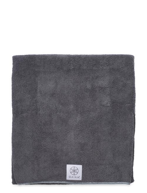 Se Gaiam Gaiam Yoga Mat Towel Folkst Gaiam Grey ved Booztlet