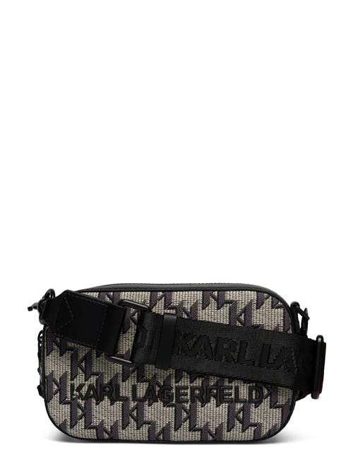 Se Karl Lagerfeld K/Monogram Jkrd Camerabag Karl Lagerfeld Black ved Booztlet