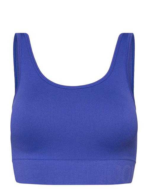 Se Moonchild Yoga Wear Soft Rib Seamless Crop Top Moonchild Yoga Wear Blue ved Booztlet