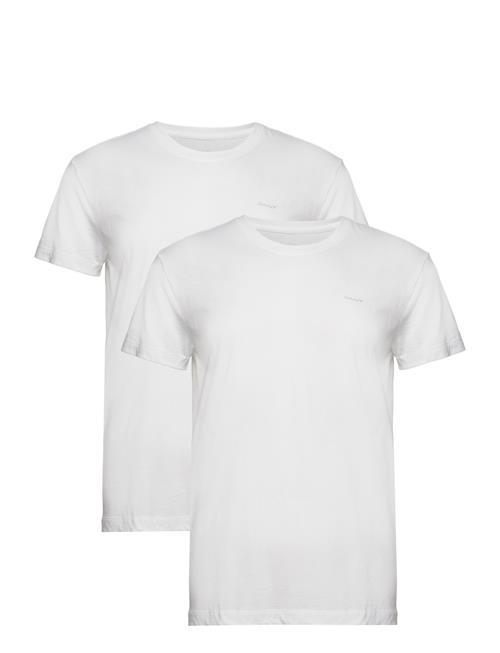 Se GANT C-Neck T-Shirt 2-Pack GANT White ved Booztlet