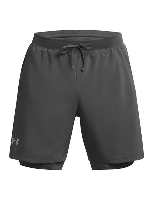 Under Armour Ua Launch 7'' 2-In-1 Shorts Under Armour Grey