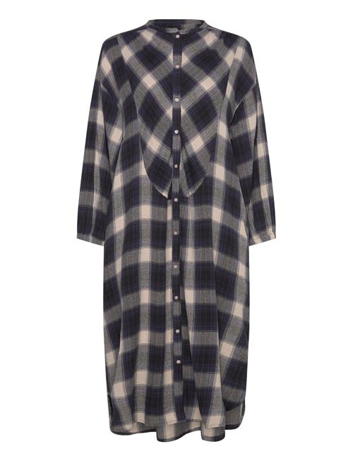 Moshi Moshi Mind Lauren Shirtdress Check Moshi Moshi Mind Navy