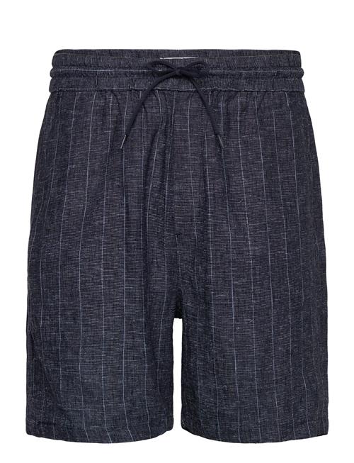 Les Deux Otto Linen Shorts Les Deux Navy