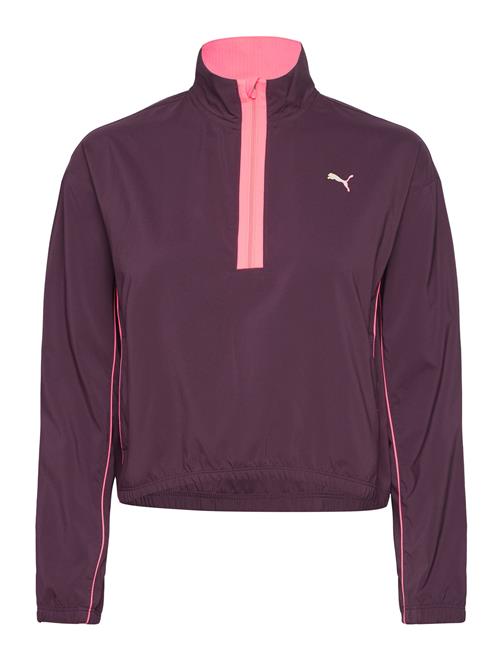 PUMA Run For Her Fashion Woven 1/2 Zip PUMA Purple