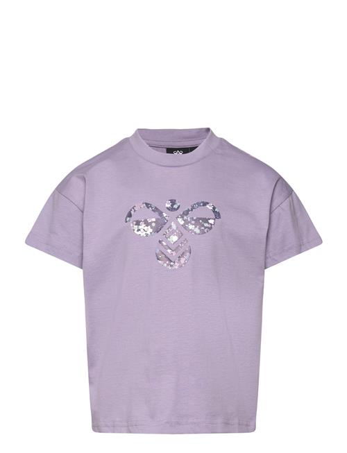 Se Hummel Hmllibi T-Shirt Hummel Purple ved Booztlet