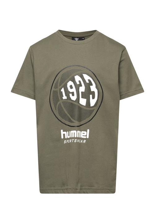 Hmlleo T-Shirt S/S Hummel Khaki