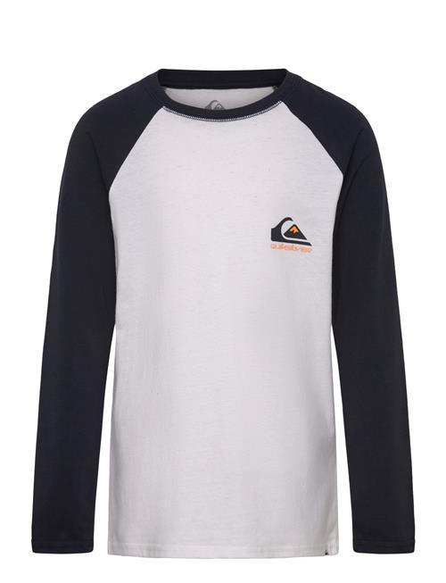 Comp Logo Raglan Ls Yth Quiksilver Blue