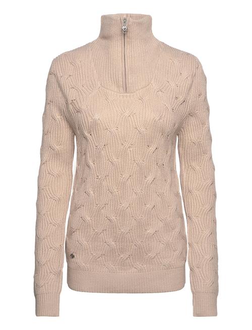 Se Daily Sports Ermont Ls Pullover Unlined Daily Sports Beige ved Booztlet