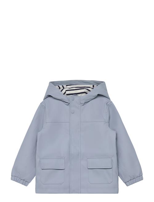 Se Mango Hooded Water-Repellent Parka Mango Blue ved Booztlet