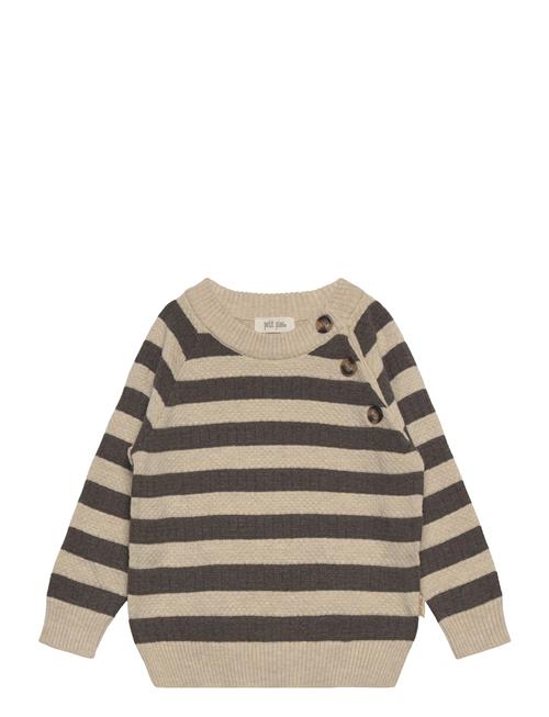 Se Petit Piao O-Neck Knit Light Sweater Petit Piao Brown ved Booztlet