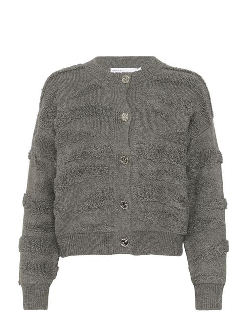 Se Karen By Simonsen Kbrosanne Cardigan Karen By Simonsen Grey ved Booztlet