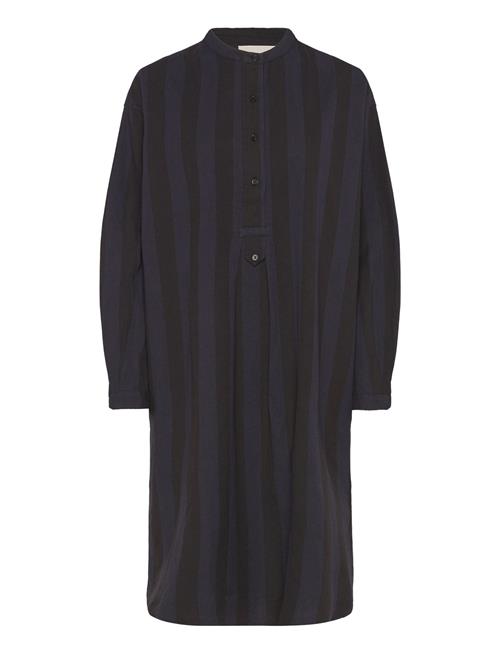 Alright Shirtdress Stripe Moshi Moshi Mind Black