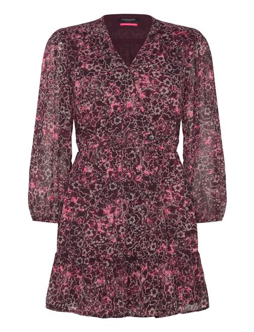 Scotch & Soda Mini Wrap Dress Scotch & Soda Pink