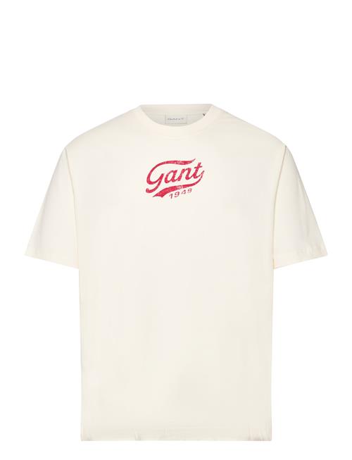 St Washed Tshirt GANT White