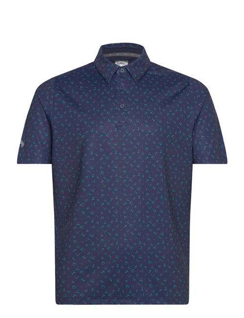 All Over "Drive" Polo Callaway Blue