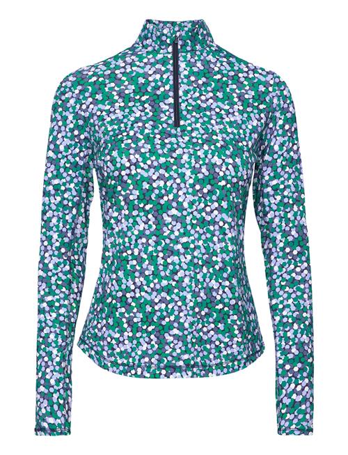 Callaway Hexagon Geo Print Ls Top Callaway Green