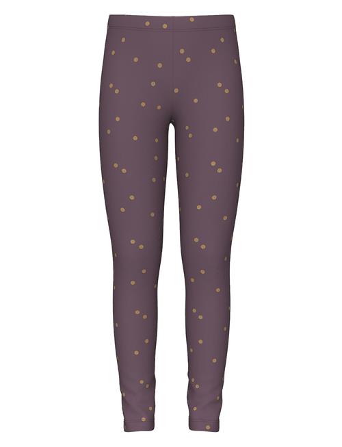 Se name it Nkfvivian Glitter Legging Name It Purple ved Booztlet