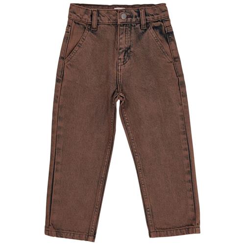 Copenhagen Colors Økologiske Junior Jeans Dark Brown Dyed | Brun | 98 cm