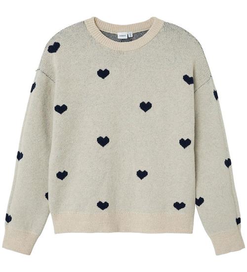 Se Name It Bluse - Strik - NmfOdessa Ls Knit - Pure Cashmere ved KidsWorld