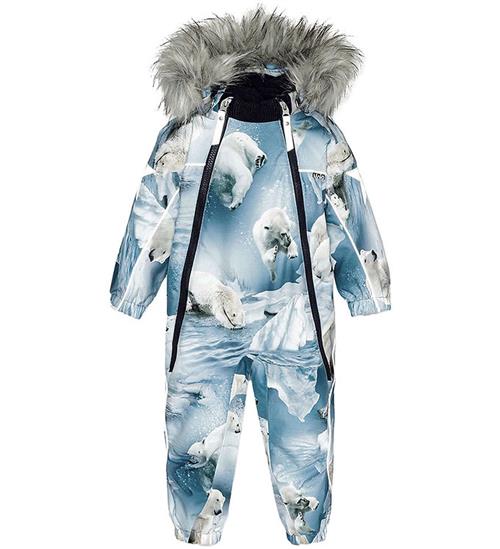 Se Molo Flyverdragt - Pyxis Fur - Polar Bear Joy ved KidsWorld