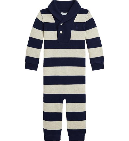 Se Polo Ralph Lauren Polo Ralph Lauren Heldragt - Navy/Beige ved KidsWorld