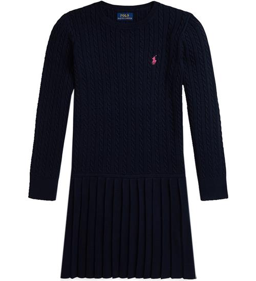 Se Polo Ralph Lauren Polo Ralph Lauren Kjole - Navy ved KidsWorld