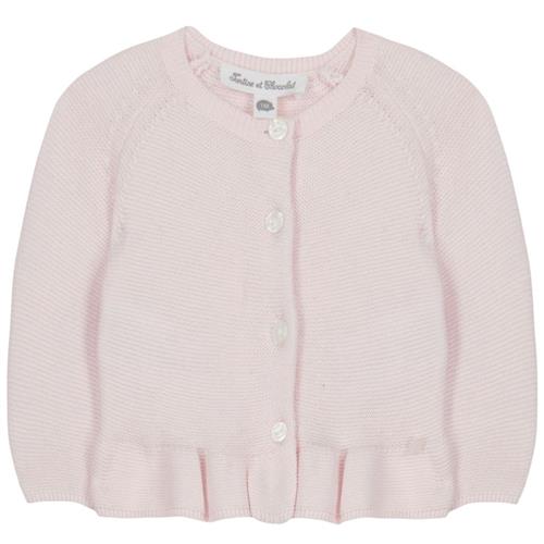 Se Tartine et Chocolat Cardigan Lyserød | Lyserød | 3 months ved Babyshop