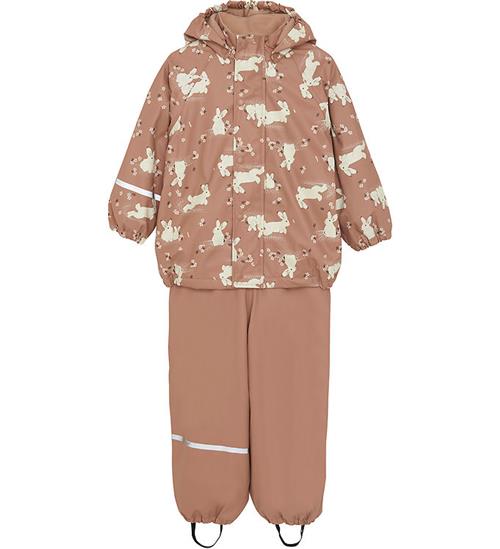 Se CeLaVi CeLaVi Regntøj m. Fleece/Seler - Tawny Brown ved KidsWorld