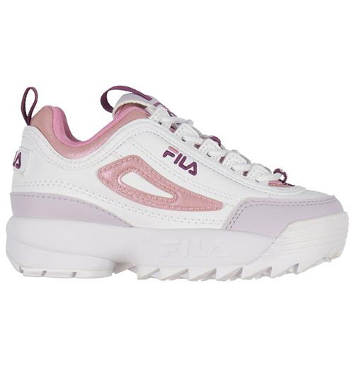 Se Fila Fila Sko - Distruptor K - White/Moonlite Mauve ved KidsWorld