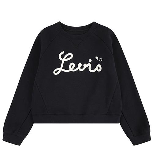 Levis Levis Sweatshirt - Jet Black m. Hvid