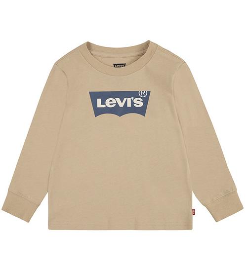 Se Levis Bluse - Safari/Navy m. Logo ved KidsWorld