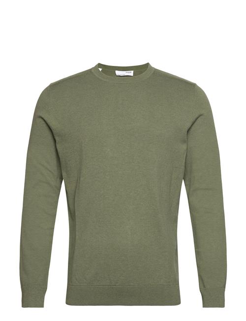 Selected Homme Slhberg Crew Neck Noos Selected Homme Khaki