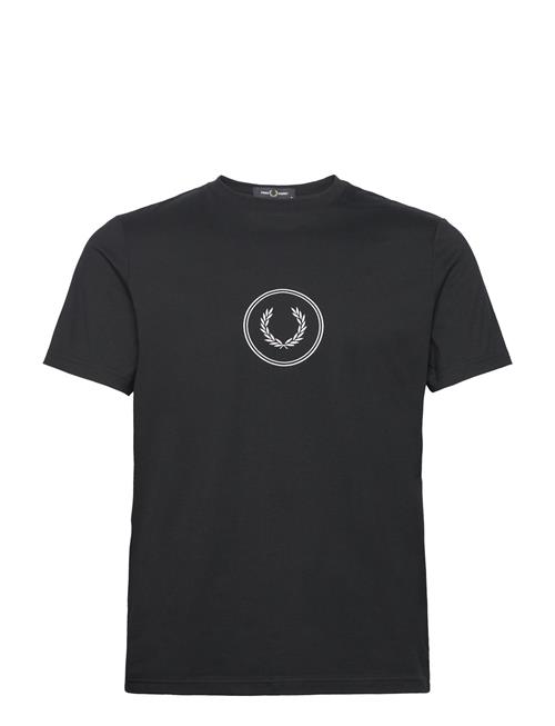 Fred Perry Circle Branding T-Shirt Fred Perry Black