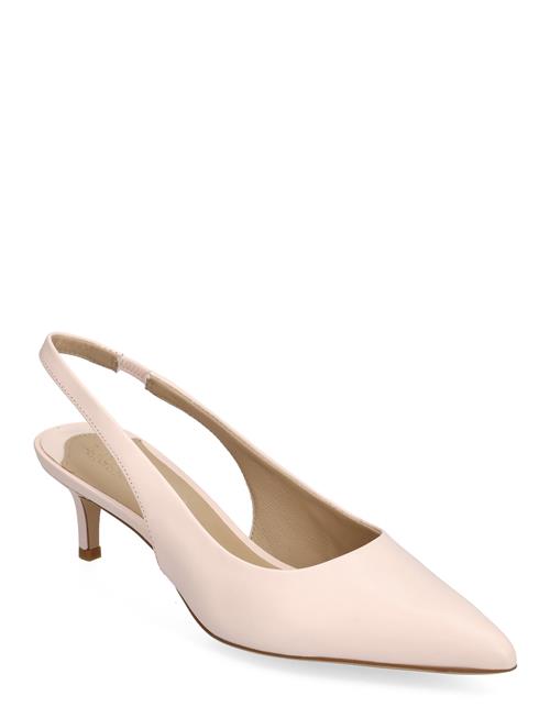 Se Lauren Ralph Lauren Lolah Ii Nappa Leather Slingback Pump Lauren Ralph Lauren Pink ved Booztlet