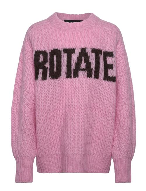 Se ROTATE Birger Christensen Firm Knit Jumper ROTATE Birger Christensen Pink ved Booztlet