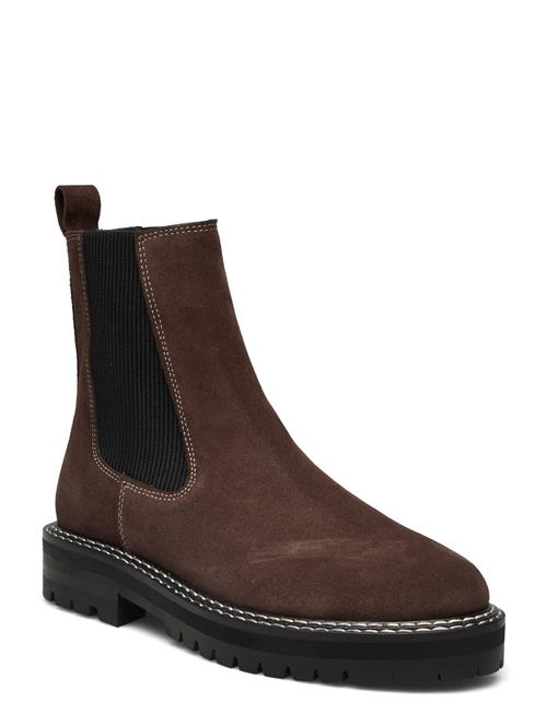 Se ANGULUS Boots - Flat ANGULUS Brown ved Booztlet