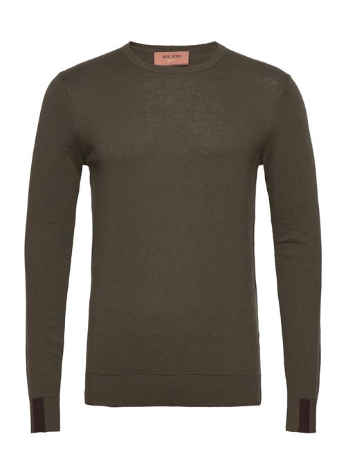 Mos Mosh Gallery Adam Supima O-Neck Knit Mos Mosh Gallery Khaki