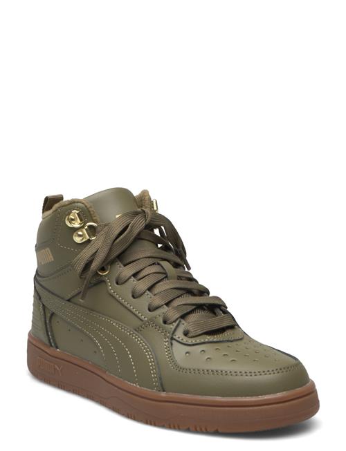 Se PUMA Rebound Rugged Jr PUMA Khaki ved Booztlet