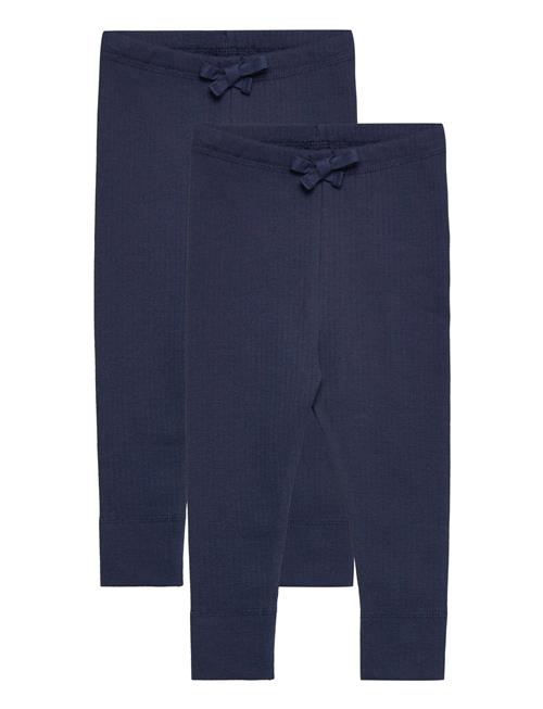 Copenhagen Colors 2 Pack Rib Jersey Leggings Copenhagen Colors Navy