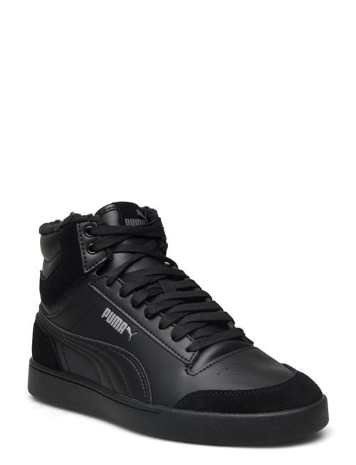 Puma Shuffle Mid Fur PUMA Black