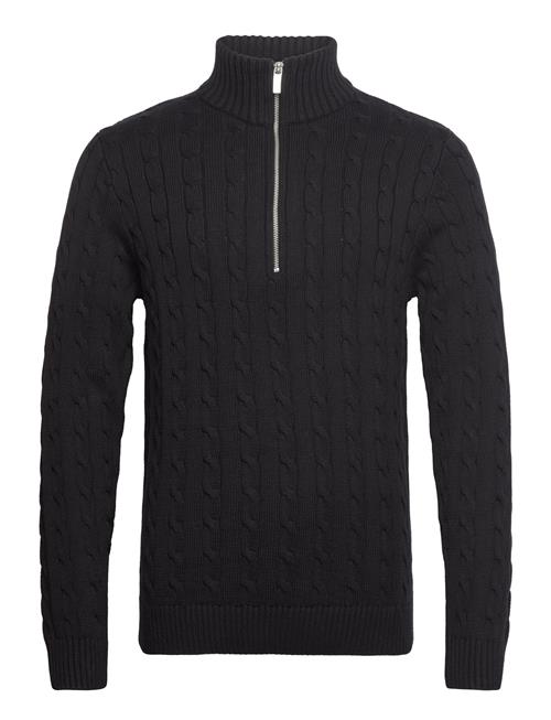 Se Selected Homme Slhryan Structure Half Zip Selected Homme Black ved Booztlet