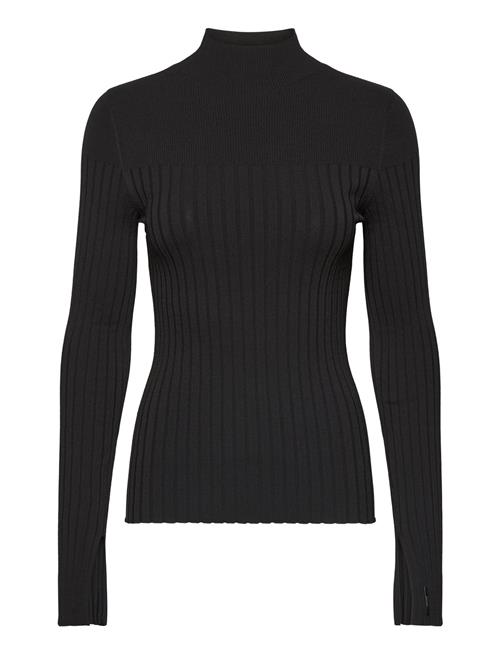 Se Calvin Klein Iconic Rib Longsleeve Sweater Calvin Klein Black ved Booztlet